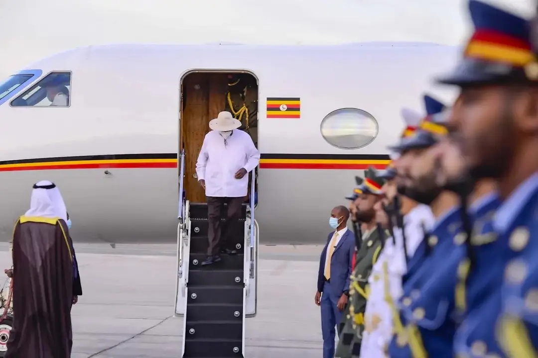 Museveni Arrives In Abu Dhabi On State Visit