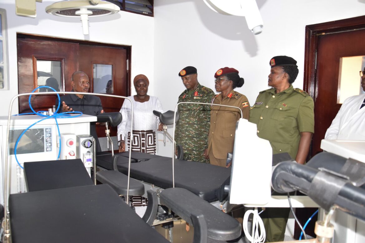 UPDF MPs Donate Theatre Equipment to Bombo General Military Hospital