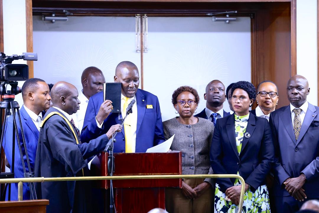 MP James Leku Pilli takes Oath replaces late Gen. Moses Ali in Parliament