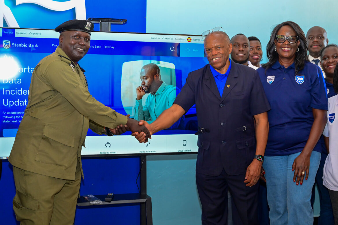 Stanbic Bank Employees Donate ICT Equipment to Strengthen Modern Policing in West Nile district